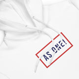 As One! Unisex Fashion Hoodie