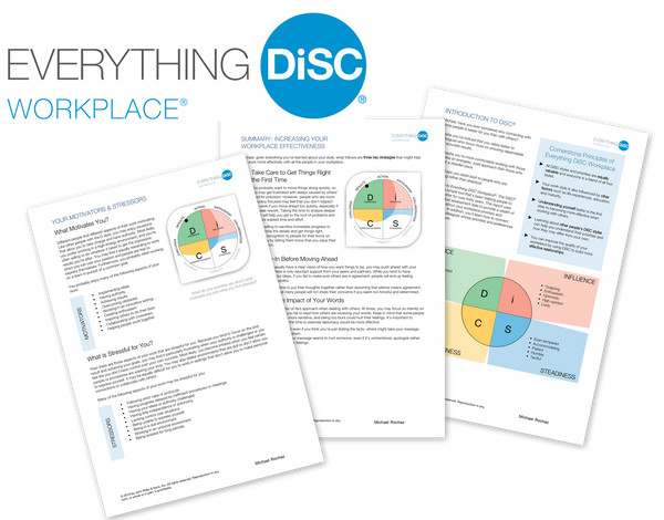 DiSC Workplace Profile – Resources from Lance Wallnau